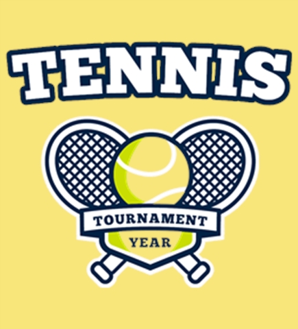 Tennis t-shirt design 13