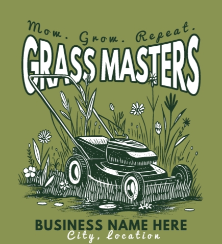 Landscaping t-shirt design 2