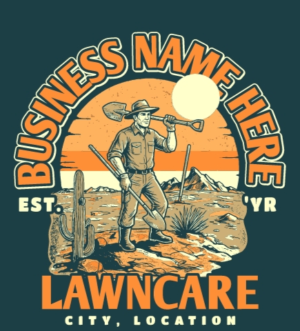 Landscaping t-shirt design 4