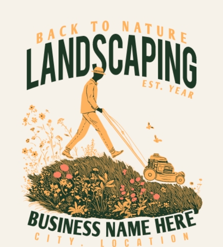 Landscaping t-shirt design 44
