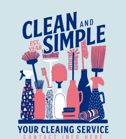 Cleaning t-shirt design 2