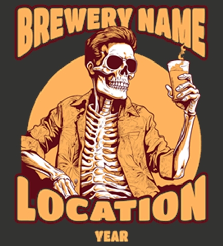Brewery t-shirt design 2