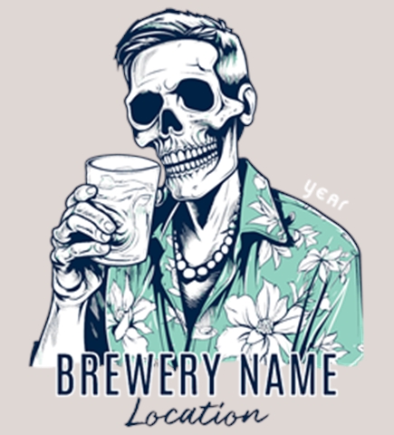 Brewery t-shirt design 4