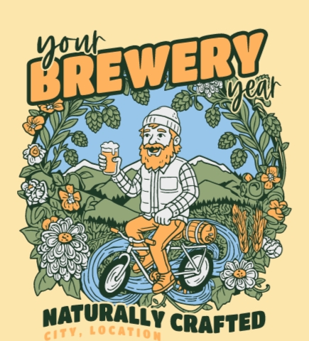 Brewery t-shirt design 31