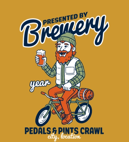 Brewery t-shirt design 11