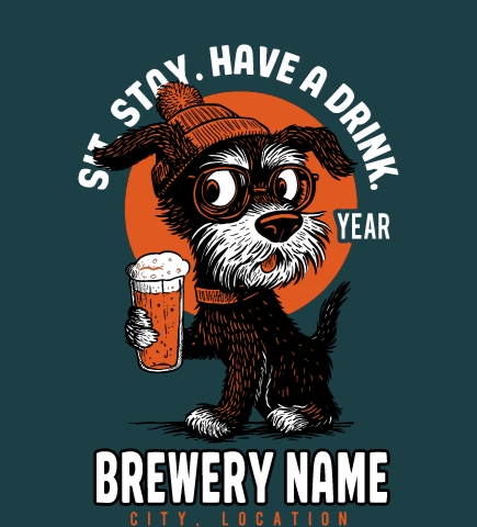 Brewery t-shirt design 5