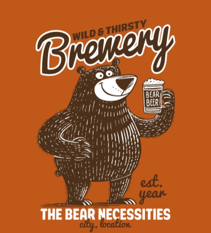 Brewery t-shirt design 4