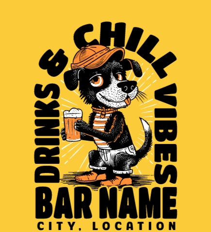 Brewery t-shirt design 1