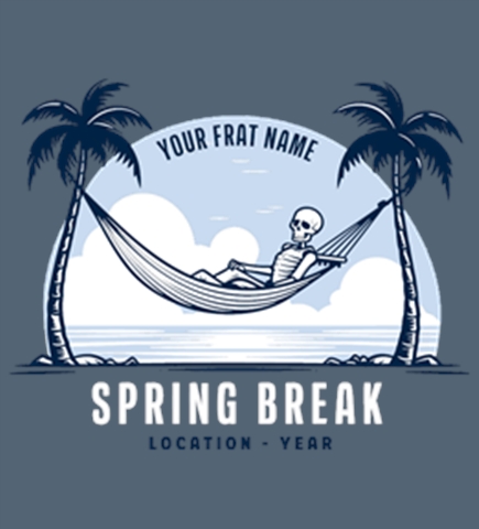 Greek Spring Break t-shirt design 14