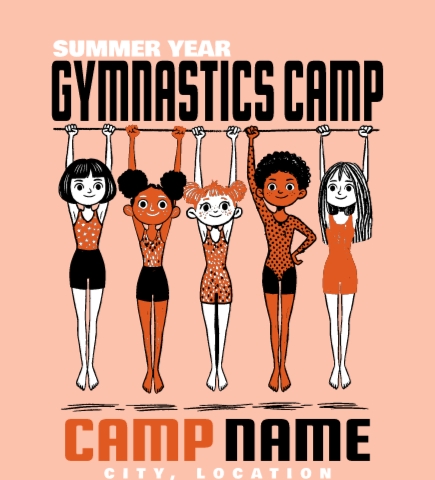 Summer Camp t-shirt design 48