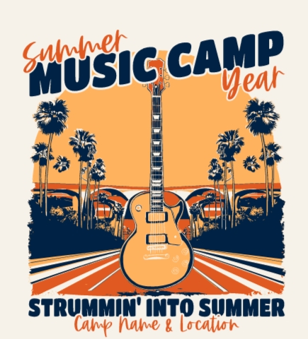 Summer Camp t-shirt design 50